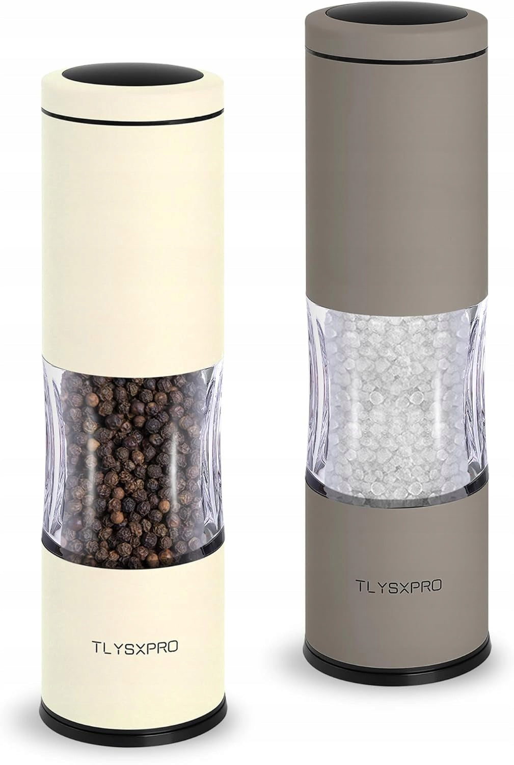 Manual pepper and salt grinder with adjustable thickness 2 pcs