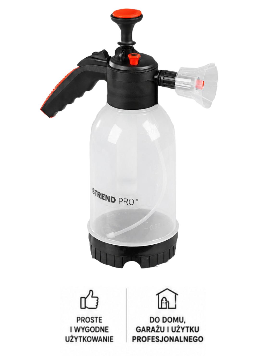 Manual pressure foamer 2L foamer for cleaning and detailing