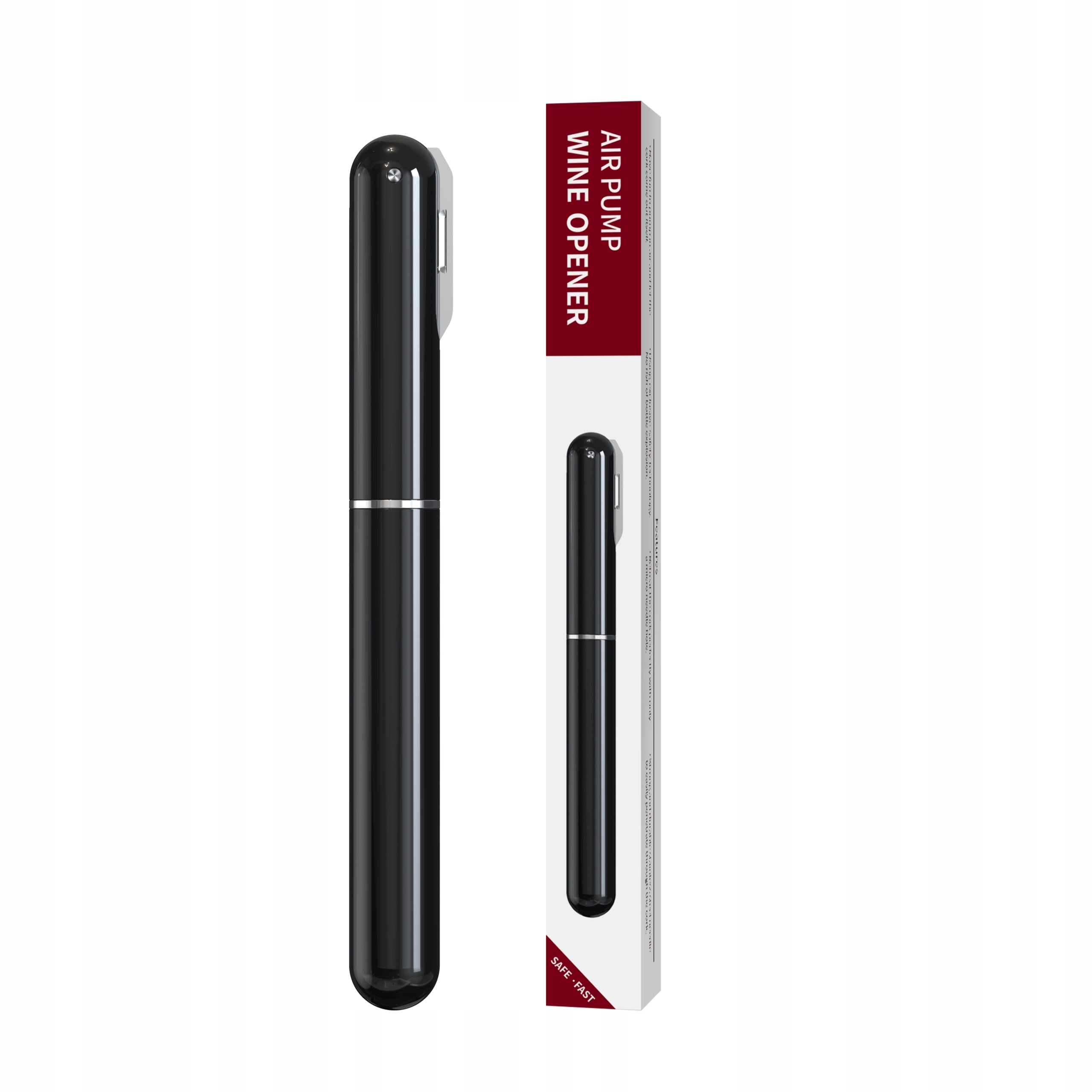 Manual pressure wine opener - Air pump corkscrew