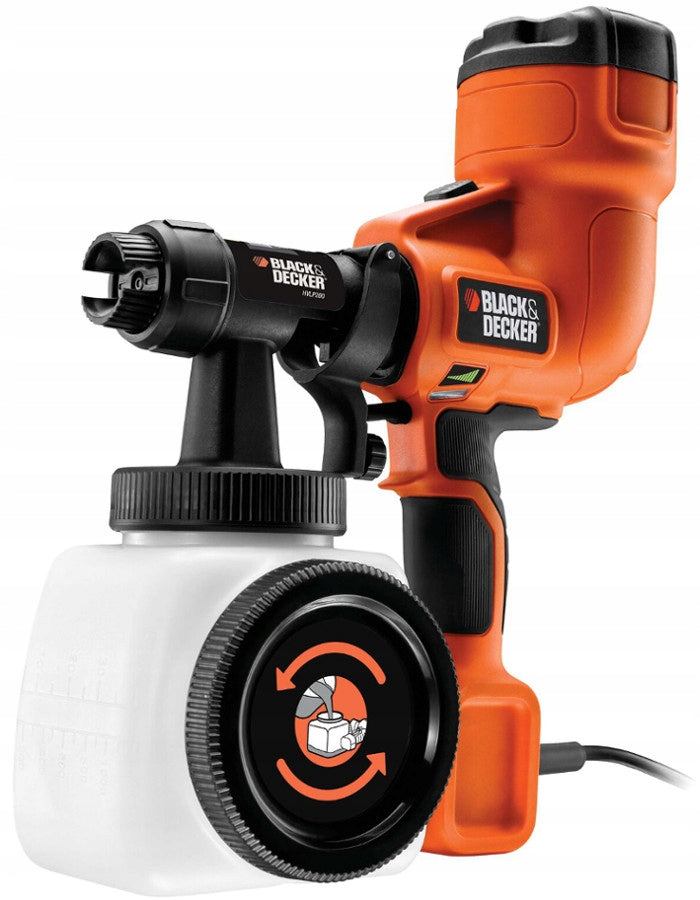 Manual spray gun 400W 1200ml Black & Decker HVLP200 Manufacturer code HVLP200-QS