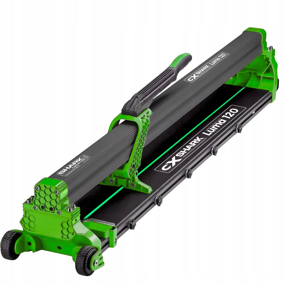 Manual stoneware tile cutter green laser Shark Luma 120