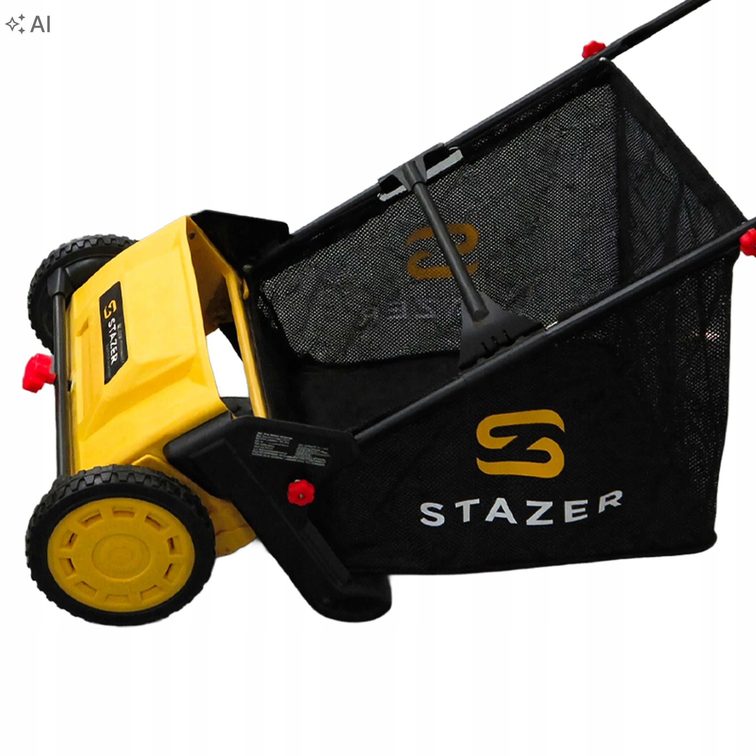 Manual sweeper grass leaf picker paving stones 4 brushes 103l 535mm Brand no brand