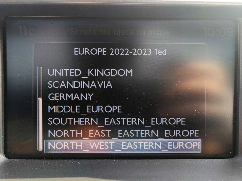 Map CITROEN 2023 Europe RT6 RNEG2 SMEG C5 C4 DS3 DS4 DS5 Peugeot Brand Citroen