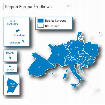 Map Kenwood DNX Garmin SD card Europe 2025 LATEST Manufacturer code DNX KNA