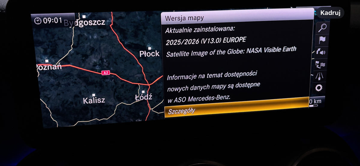 Map for navigation Europe Mercedes 2026 v13 NTG 5.5 SD memory card Packaging status original