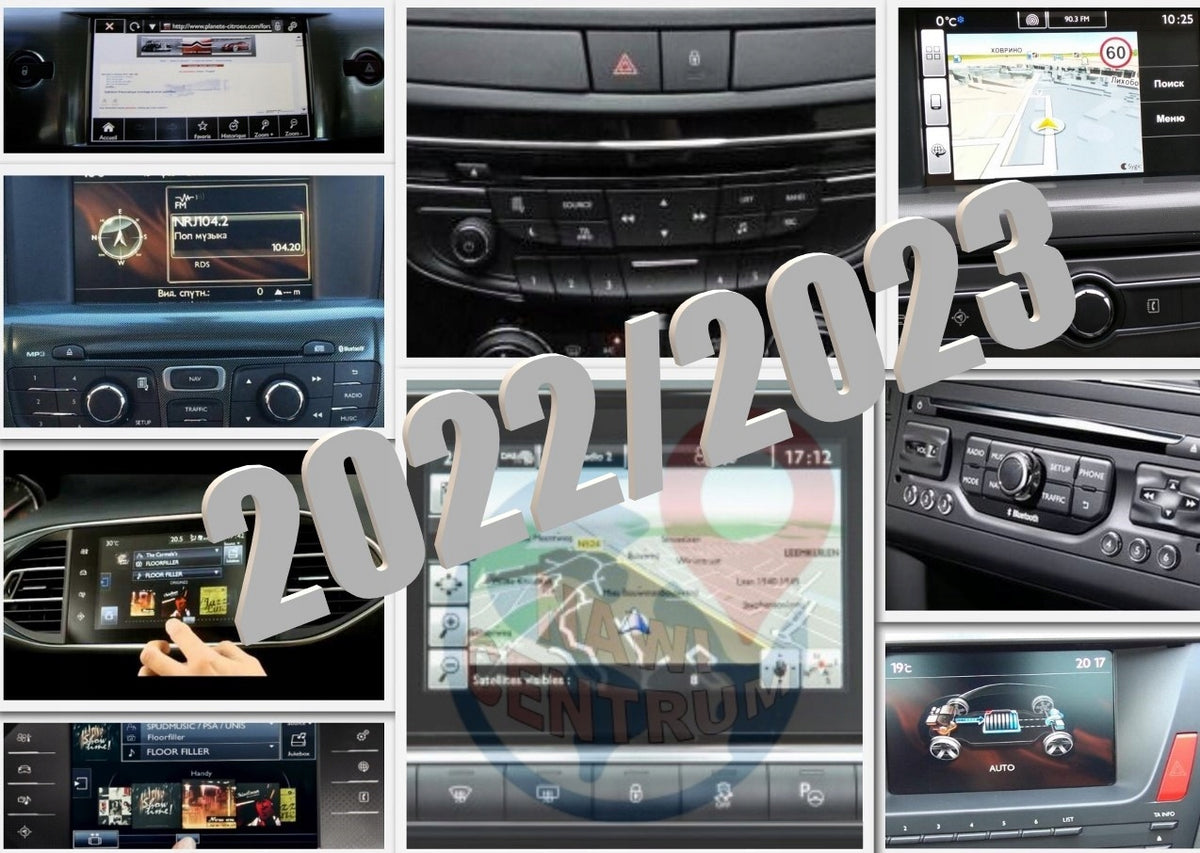 Map radar Peugeot 208 2008 508 5008 308 3008 Citroen C3 C4 C5 DS3 DS4 DS5