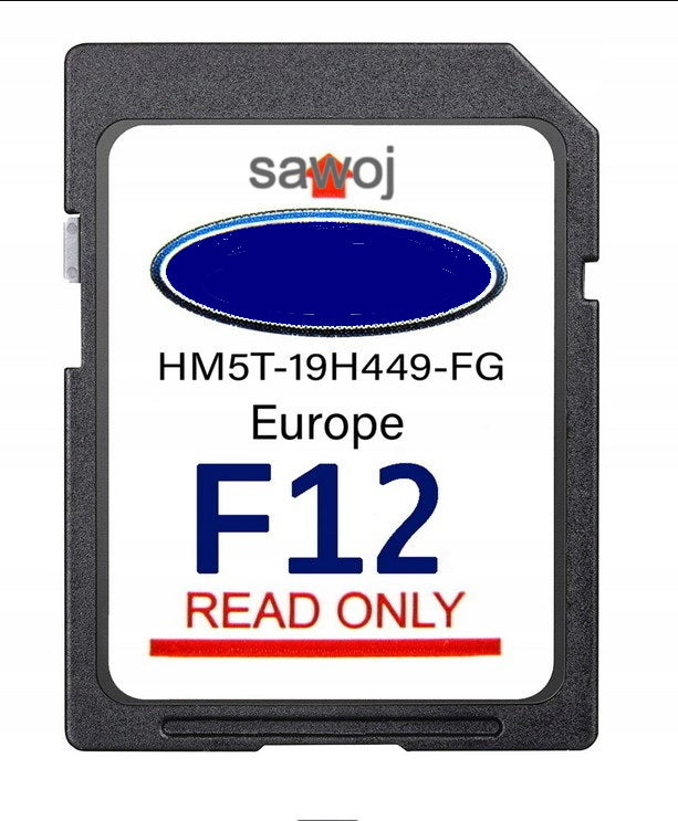 Mapa do nawigacji Ford Europa SYNC2 F12 Manufacturer code MAPA NAWIGACJA GPS FORD SYNC3 EUROPA F13