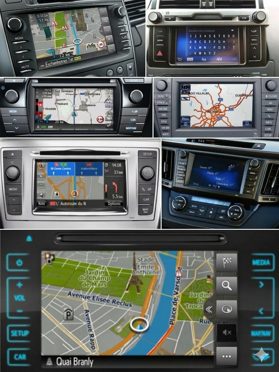 Maps 2025/2026 software Toyota Touch & Go Touch 2 with Go (online)
