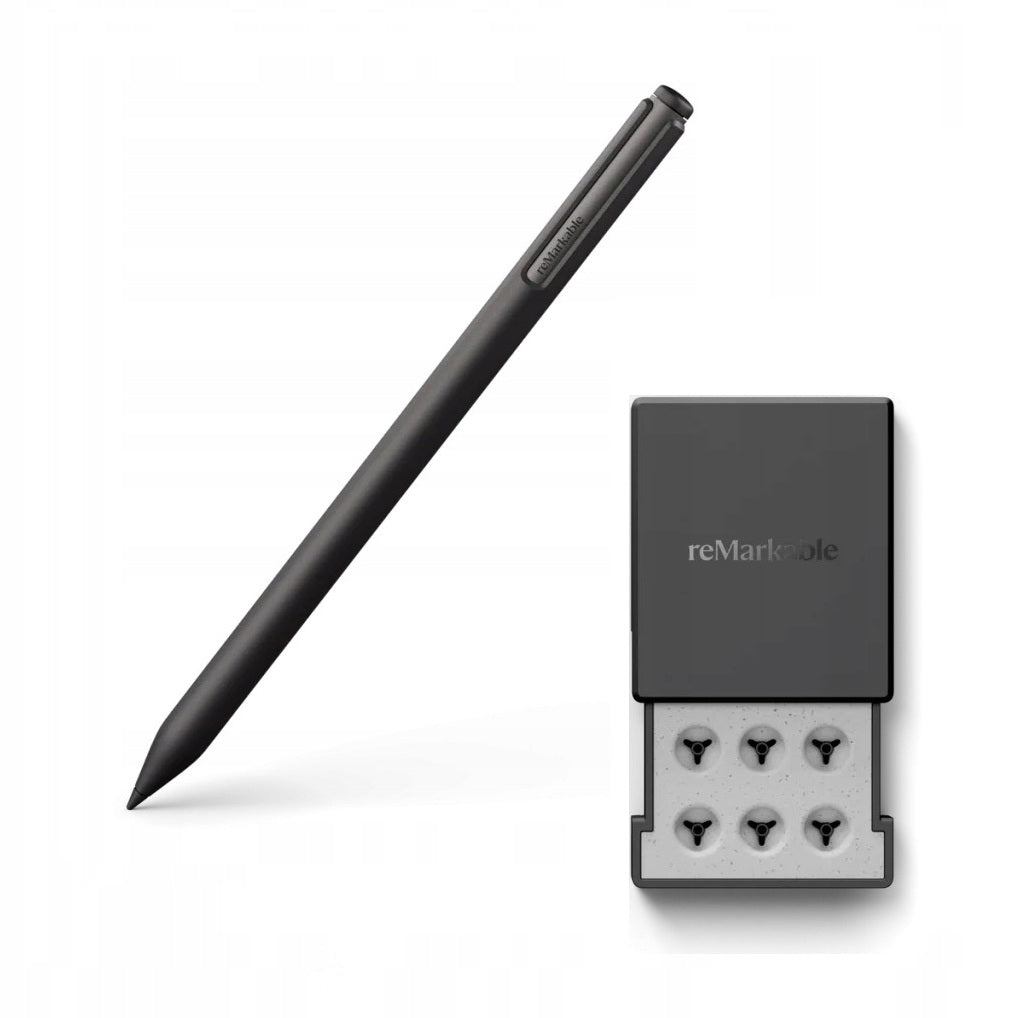 Marker Plus for reMarkable Paper Pro - black stylus (with eraser) + 6 tips