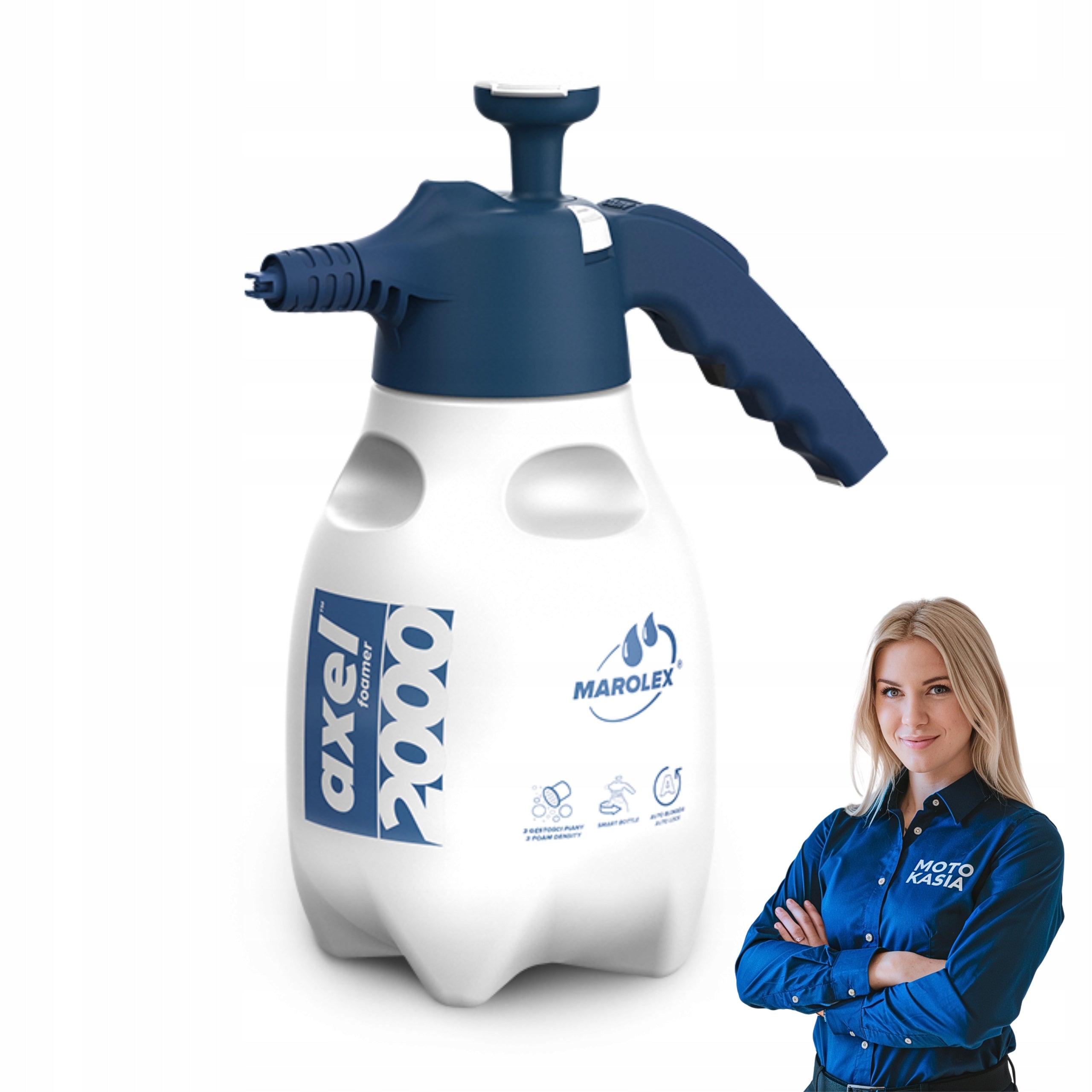 Marolex Axel Foamer 2000 2L Handheld Foamer For Car Home And Garden