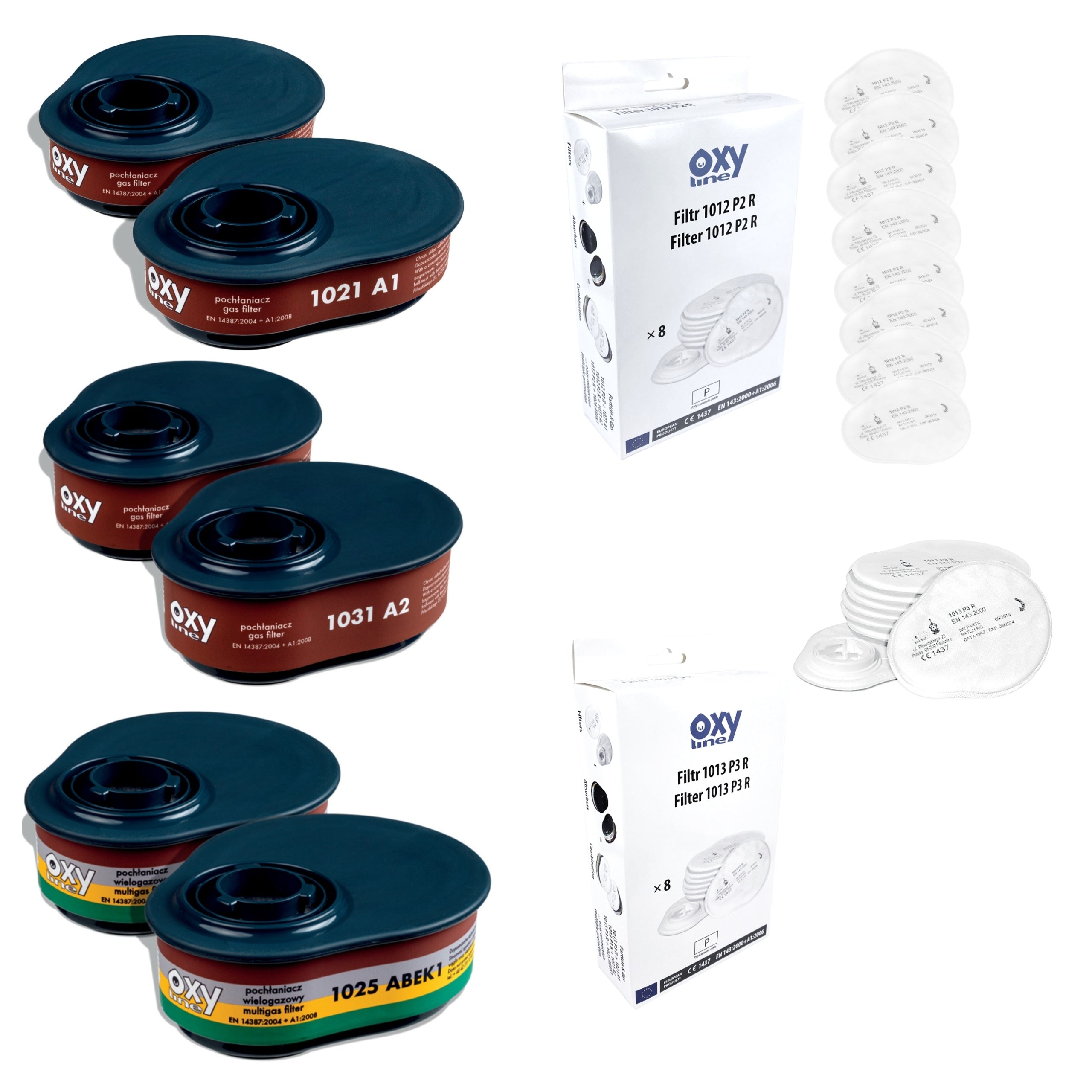 Mask Protective Half Mask with Valve Oxyline X1000 = SECURA 3000 National Brand Oxyline