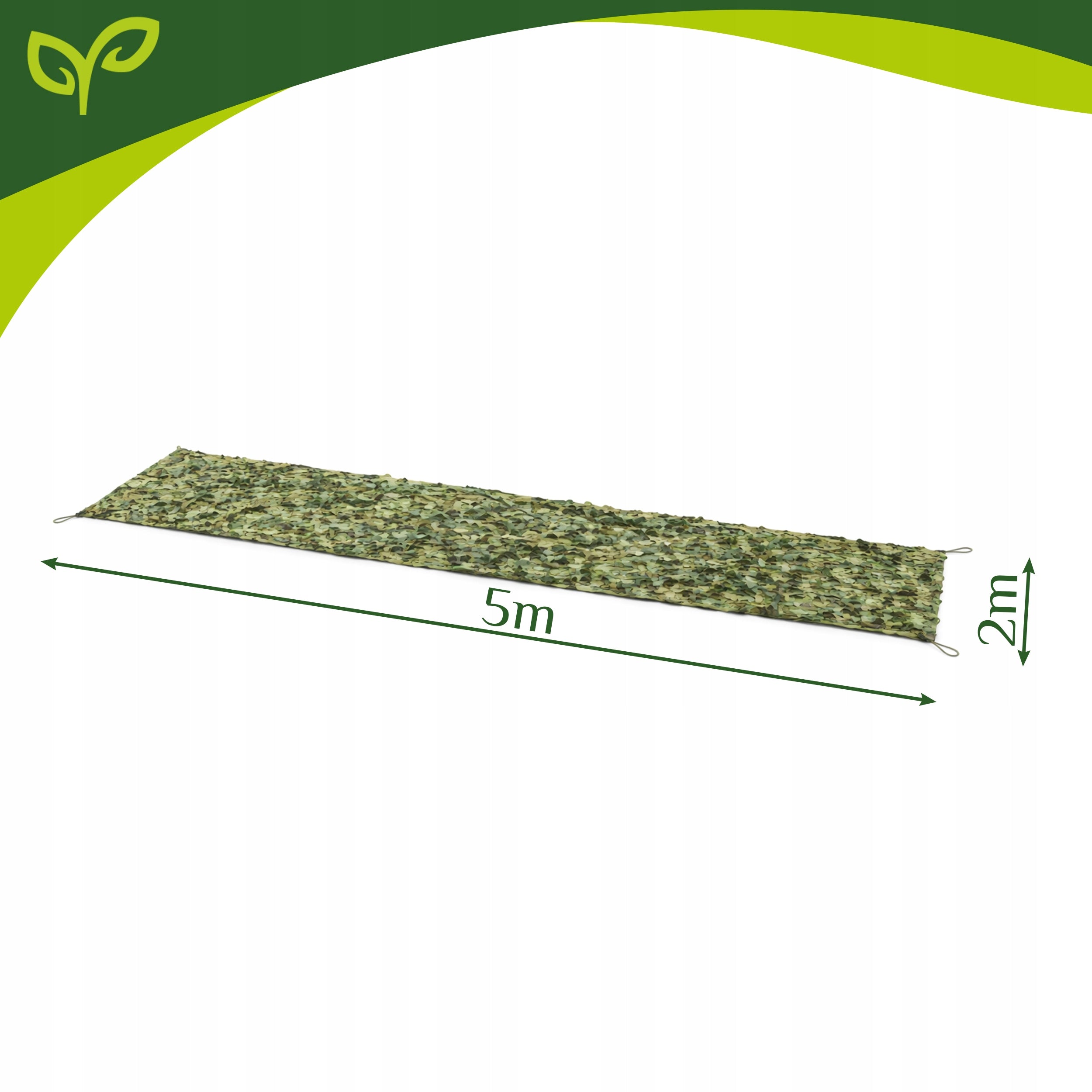 Masking Mesh for Fence 2x5 Shading Fence Cover Military Camouflage Length 5 m