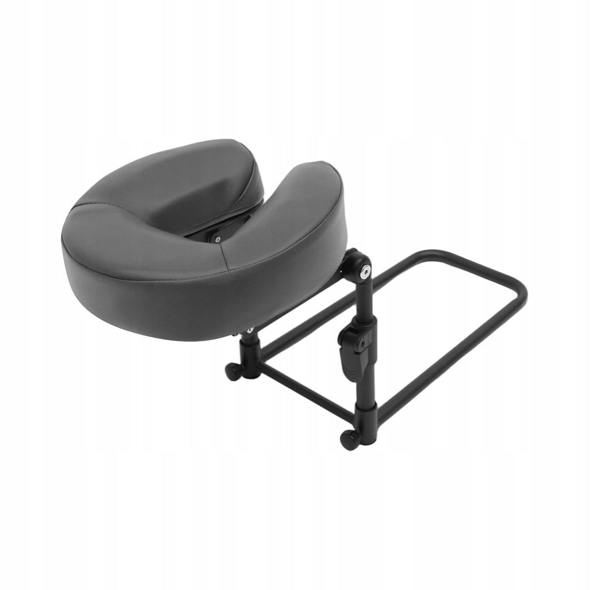 Massage Bed Face Rest Portable Home Massage Bracket with Face Cushion Gray Brand no brand