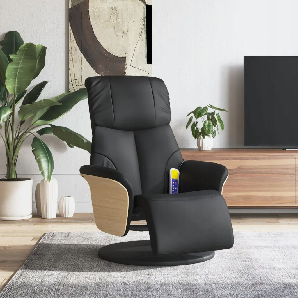 Massage Chair with 360° Rotation Function, Black, 79x87x104,5 cm Brand no brand