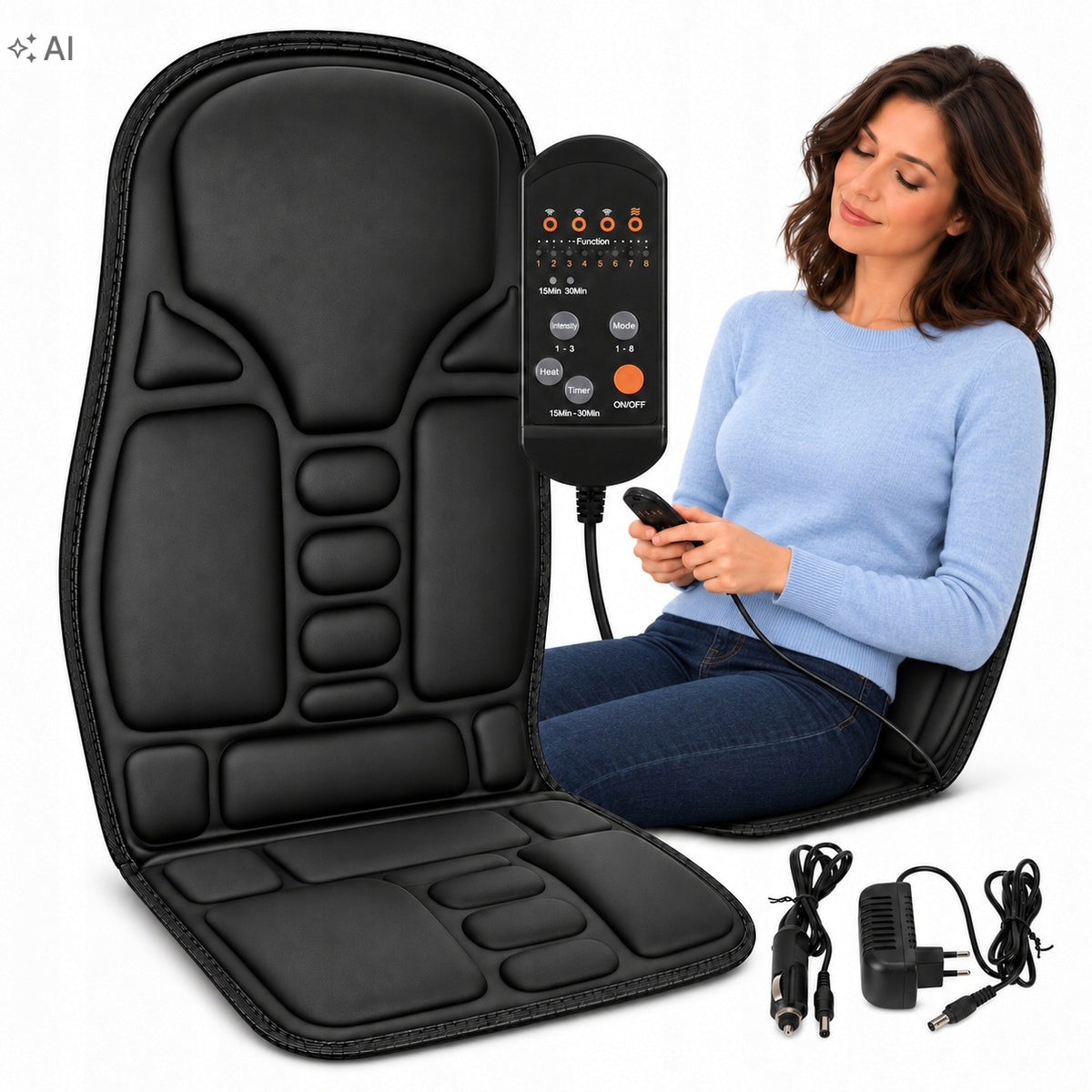 Massage Mat Back Body Massager Spine Neck for Armchair