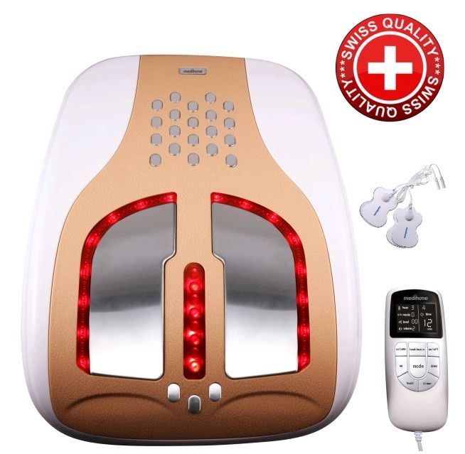 Massage Pillow Electrostimulator Tens Magnetotherapy for Lumbar Gateway Color brown