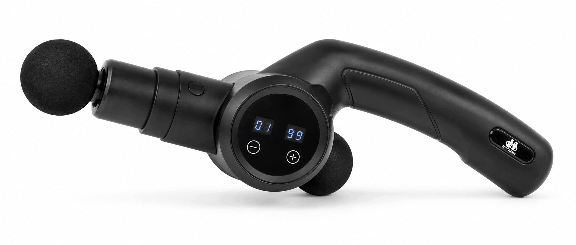 Massage gun 125 W with adjustable head 6 modes FITCHEMY Packaging status original