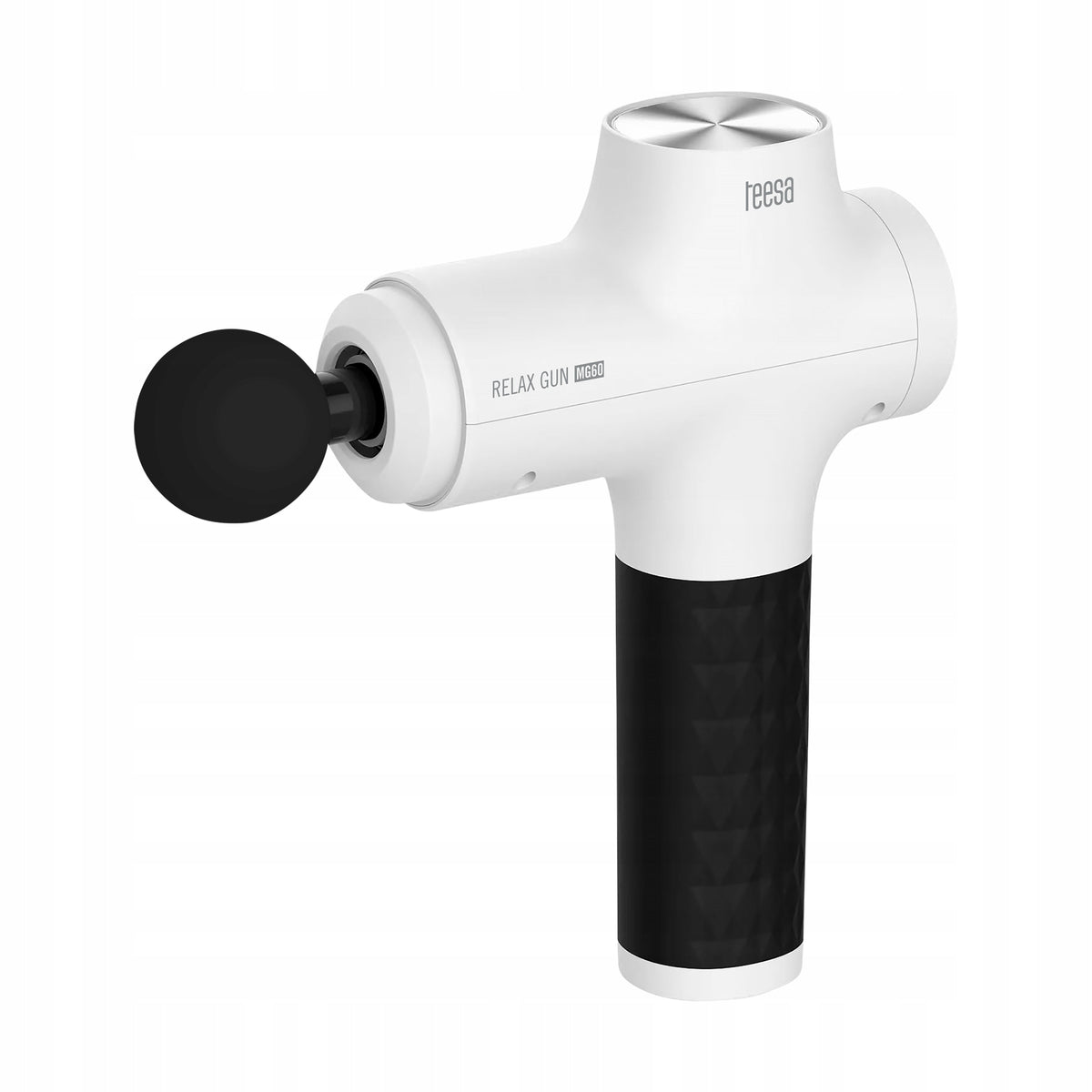 Massage gun massager ideal for back body Relax GUN 8 tips Color white