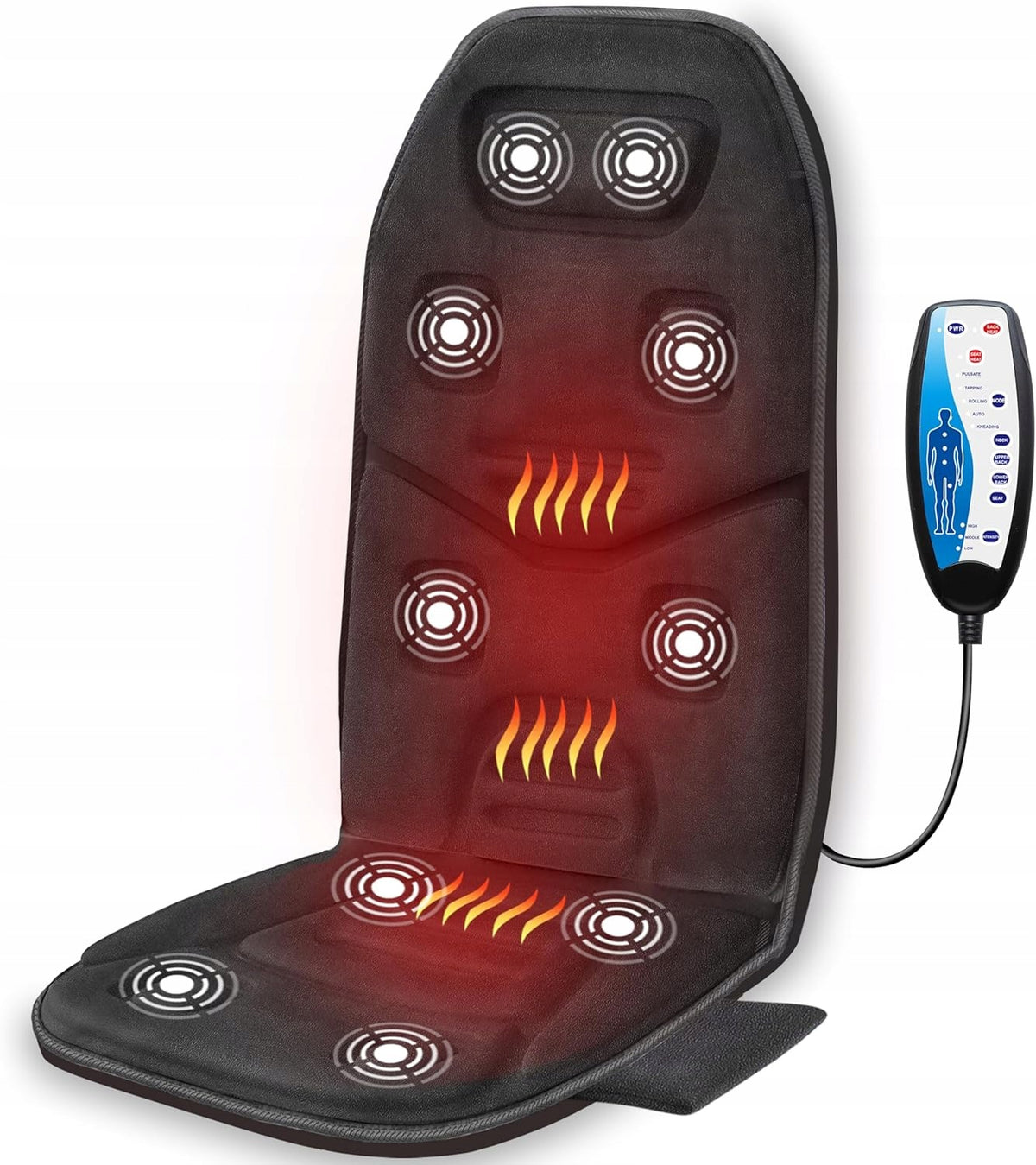 Massage mat Comfier CF-2606 black massage heating