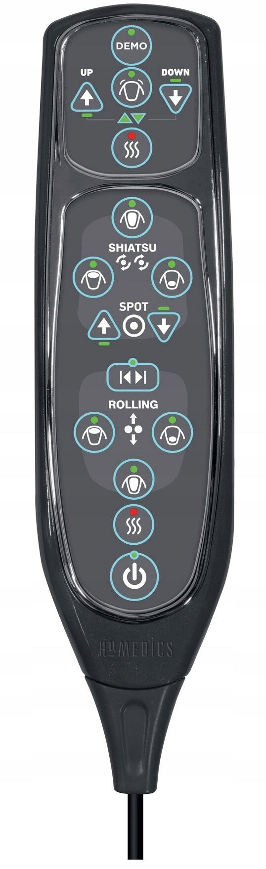 Massage mat HOMEDICS SGM-1600H Batteries included no