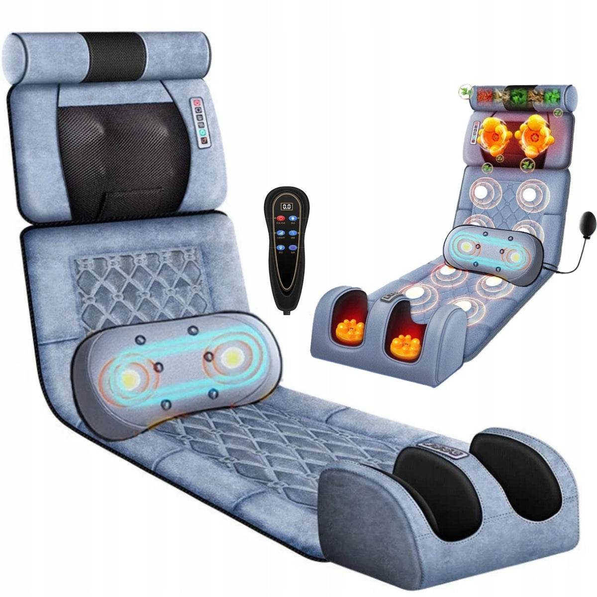 Massage mat LynkCust brown shiatsu 60 W with electric lumbar traction
