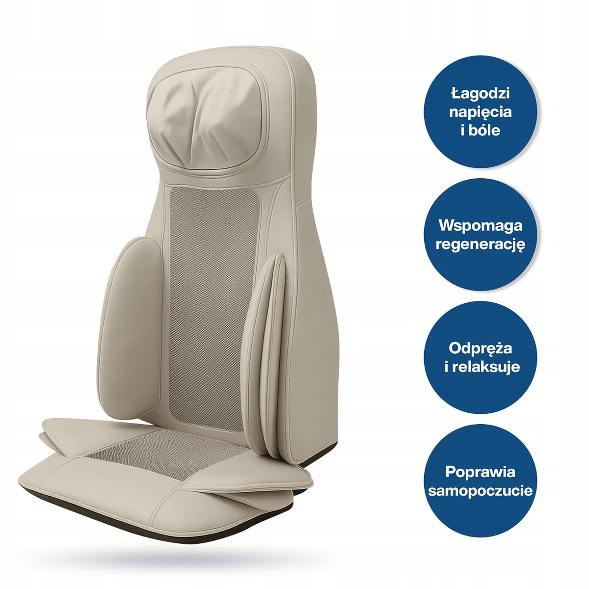 Massage mat MEDIVON Shiatsu Olympia Beige EAN (GTIN) 5904119284588