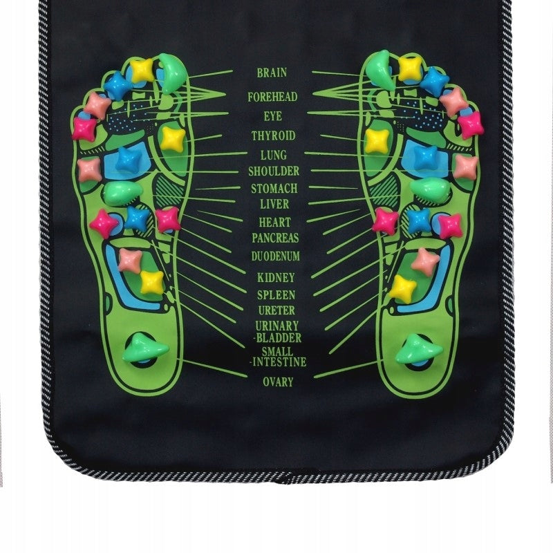 Massage mat for foot acupressure with projections - black - 1 pcs. Brand RETOO