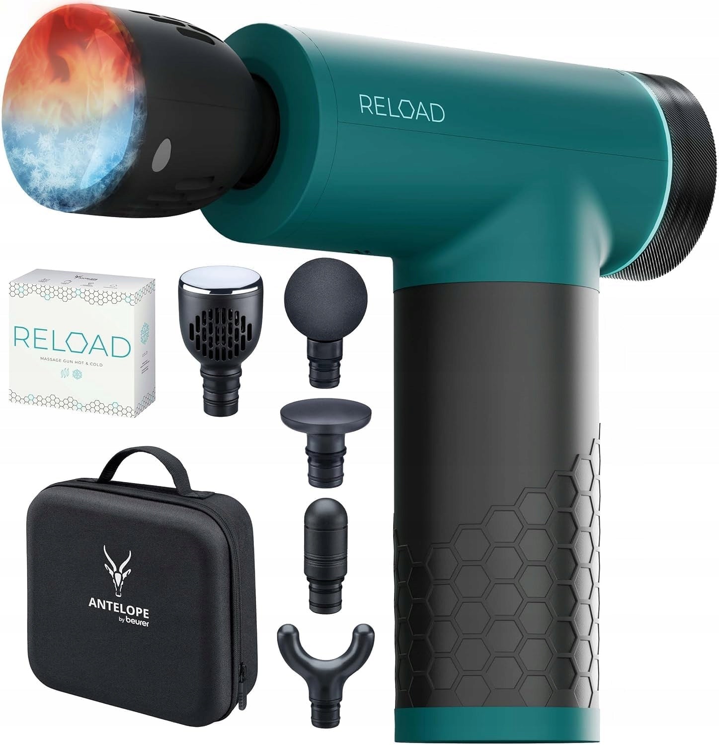 Massager Beurer Reload cooling heating function 5 heads 5 levels