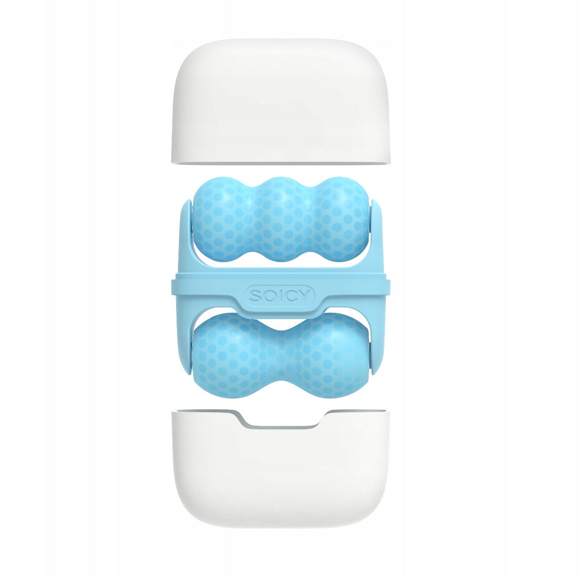 Massager Cooling Roller for Body and Face ICE ROLLER Double Sided Blue Packaging status original