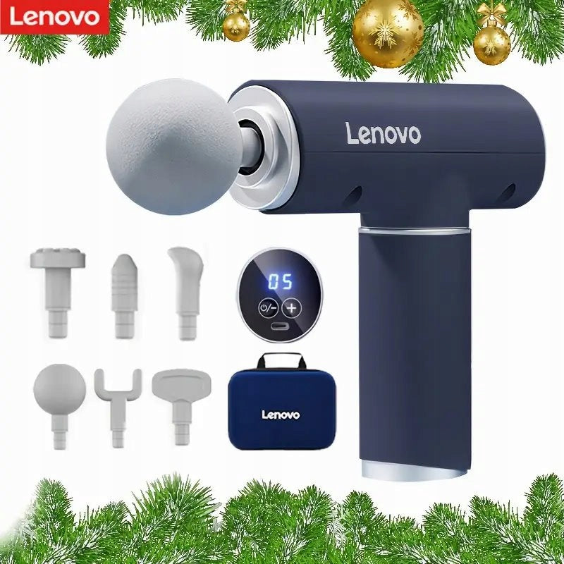 Massager Massage Gun LENOVO Fascia Gun N2 6 Tips 1800mAh Blue