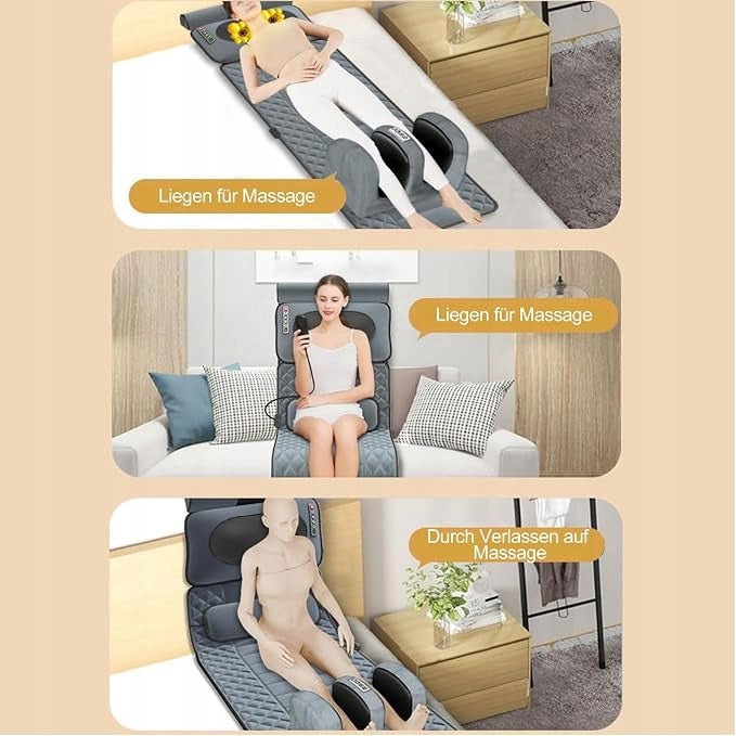 Massager Massage Mat with Heating Pillows for Full Body Massage Manufacturer code Ningde Xinuo