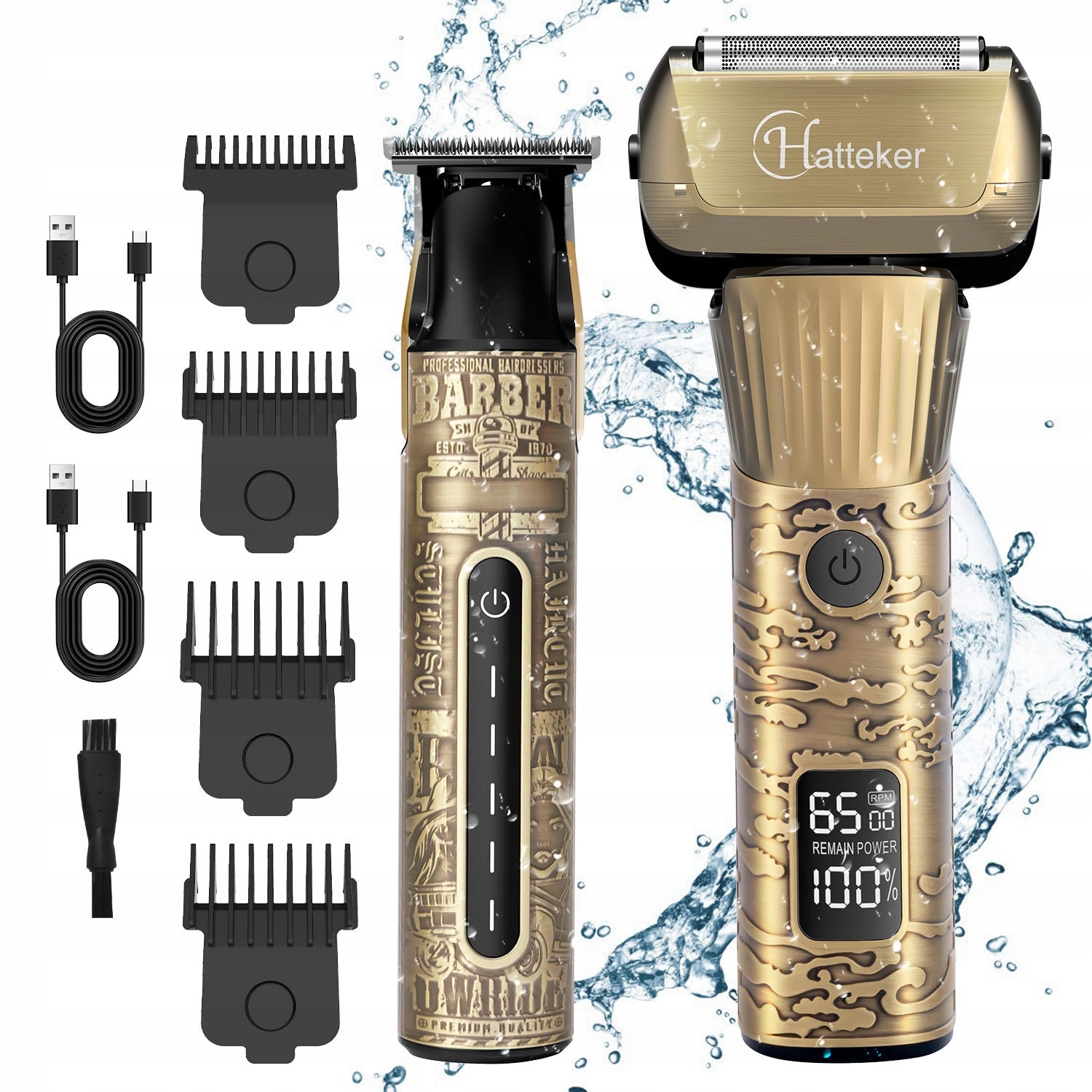 Maszynka do golenia HATTEKER HT-607 golarka foliowa Trymer z ostrzem T 2w1