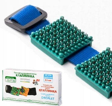 Mat DROPLET 3,5 LYAPKO for massage ORIGINAL with spikes for pain GREEN
