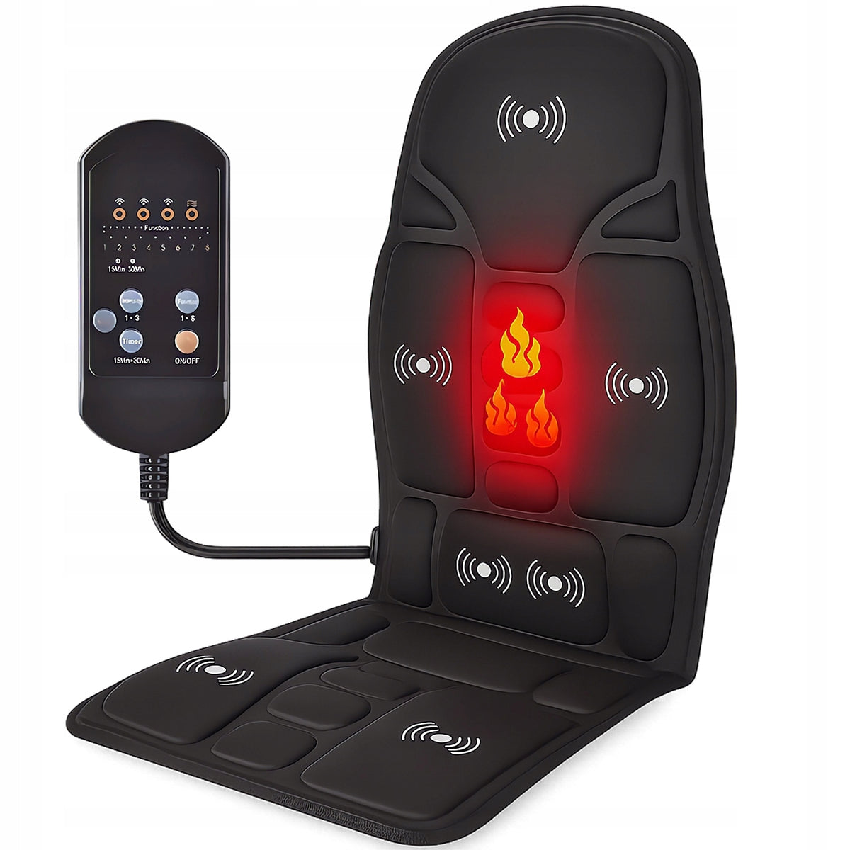 Mat Massage Mattress Vibration Heated Massager Cars Home Office