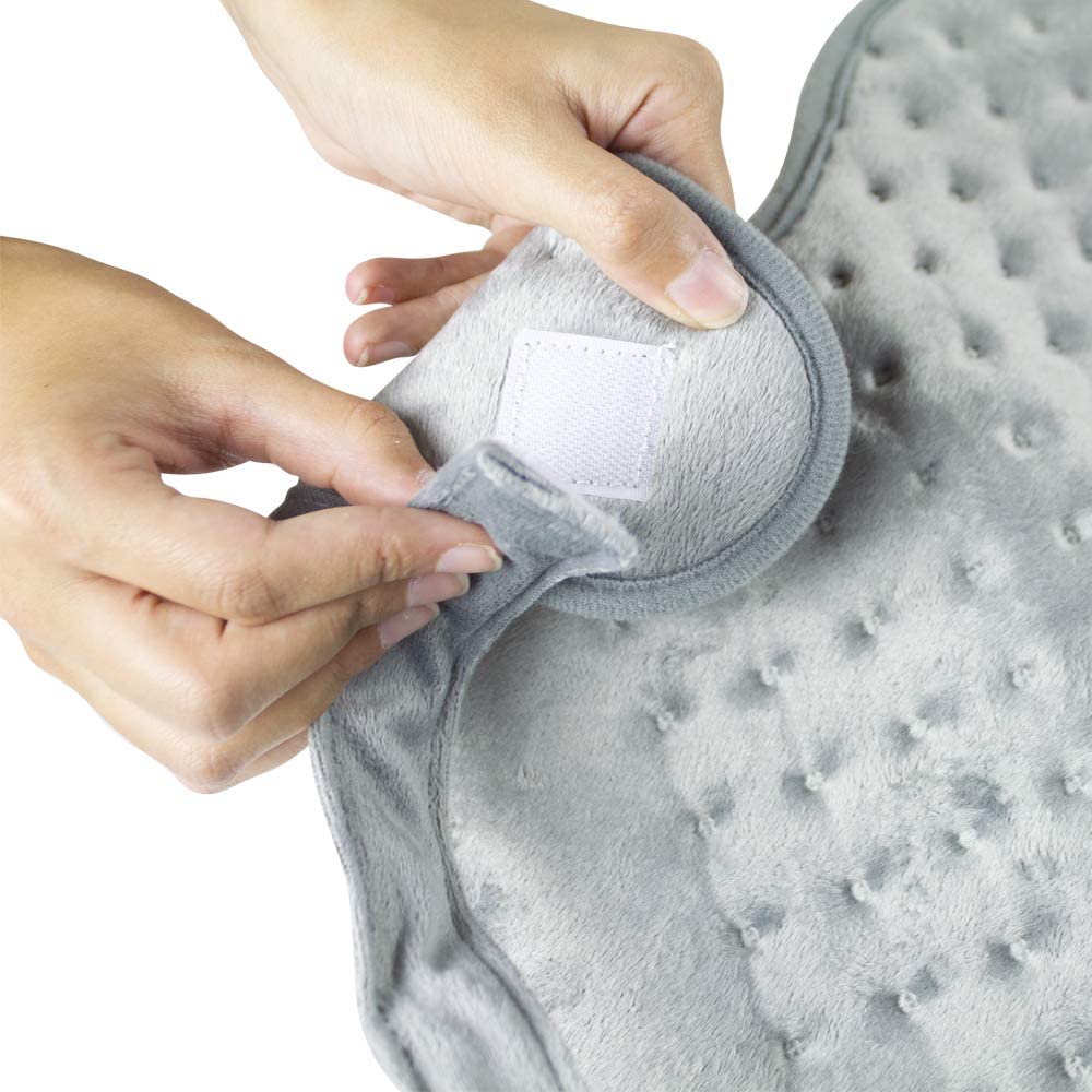 Mat, blanket, heating for back and shoulders Mobiclinic 62x43 cm grey Manufacturer code 101724