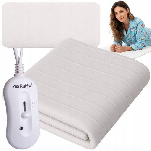 Mat- electric blanket 190 x 80cm Ruhhy heating mat 3 modes + remote control