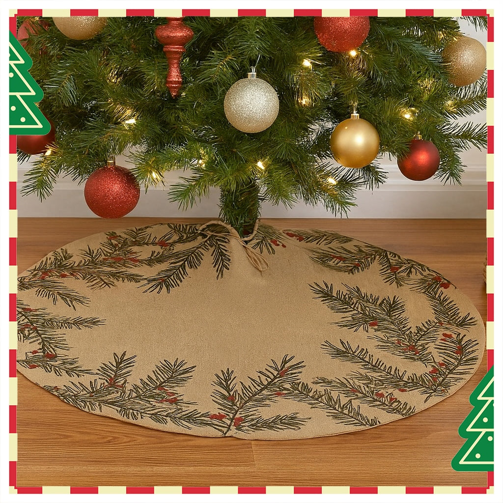 Material Christmas tree dress carpet 90 cm Christmas decoration mat Packaging status original