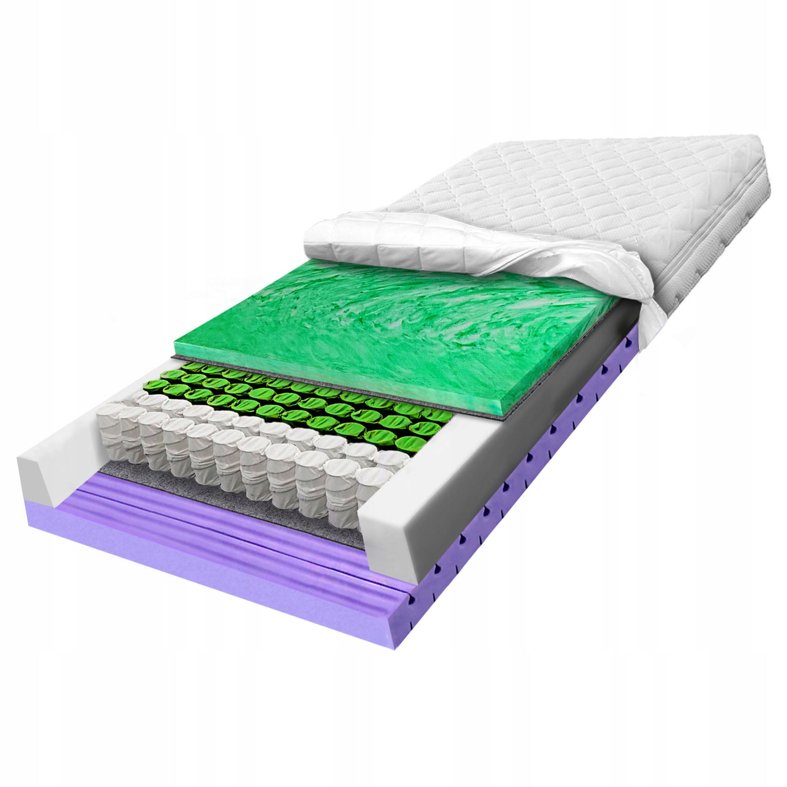 Mattress 110x200 H2 H3 pocket spring, solid, reducing point pressure, 23 cm