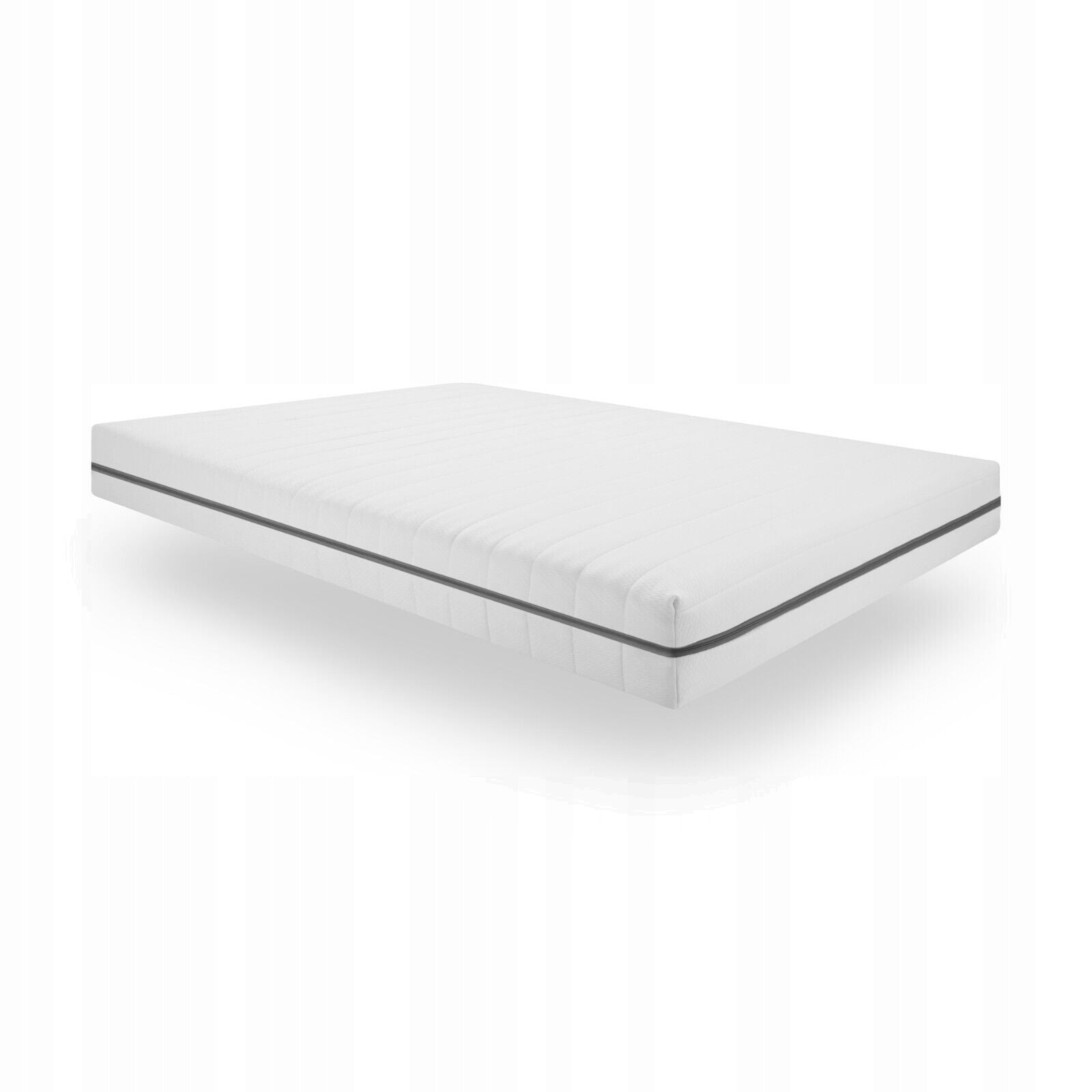 Mattress 120x190 foam medium hard H2 / H3 + Topper 2 in 1 Mattress height 15 cm
