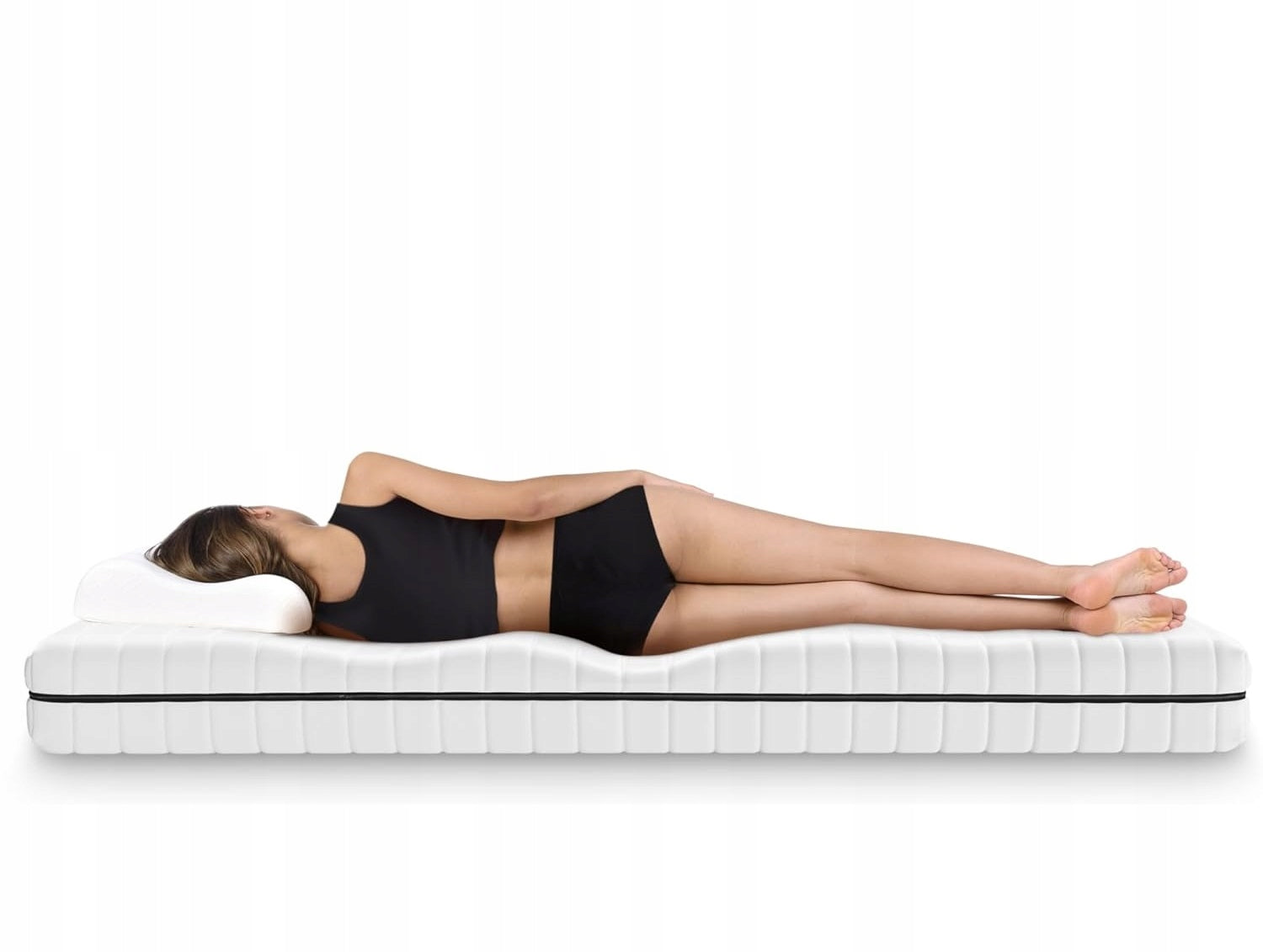 Mattress 120x190 foam medium hard H2 / H3 + Topper 2 in 1 Mattress type foam