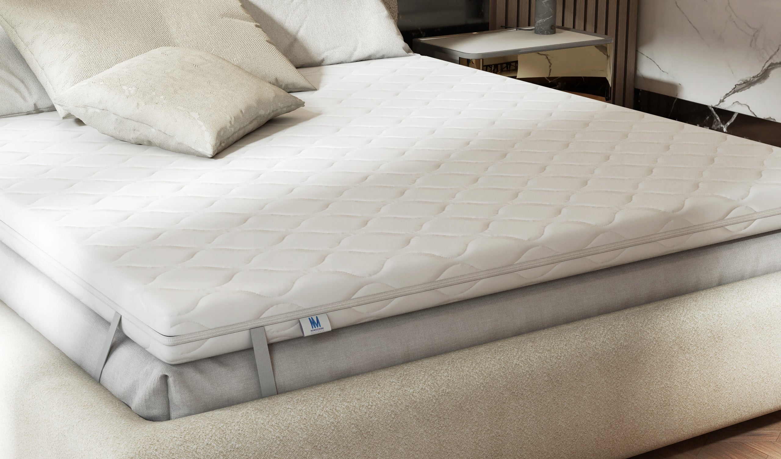 Mattress 120x200 topper Venerdi Black 7 cm topper H3 massage Mattress length 200 cm