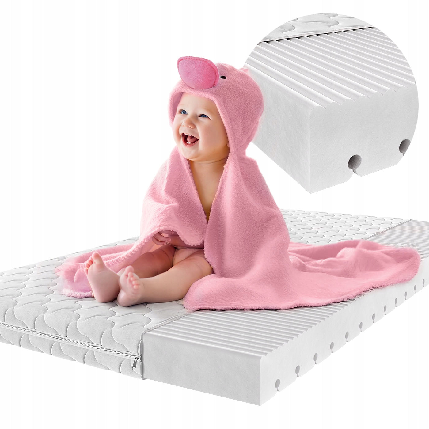 Mattress 120x60 Children's FOAM PREMIUM 12cm H3 Baby