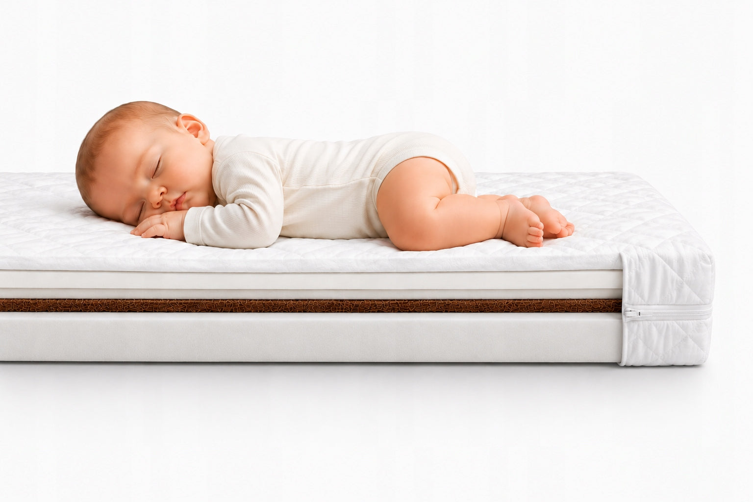 Mattress 120x60x 8 Children's Coconut Foam Double Sided OEKO-TEX Anti-allergic Packaging status original