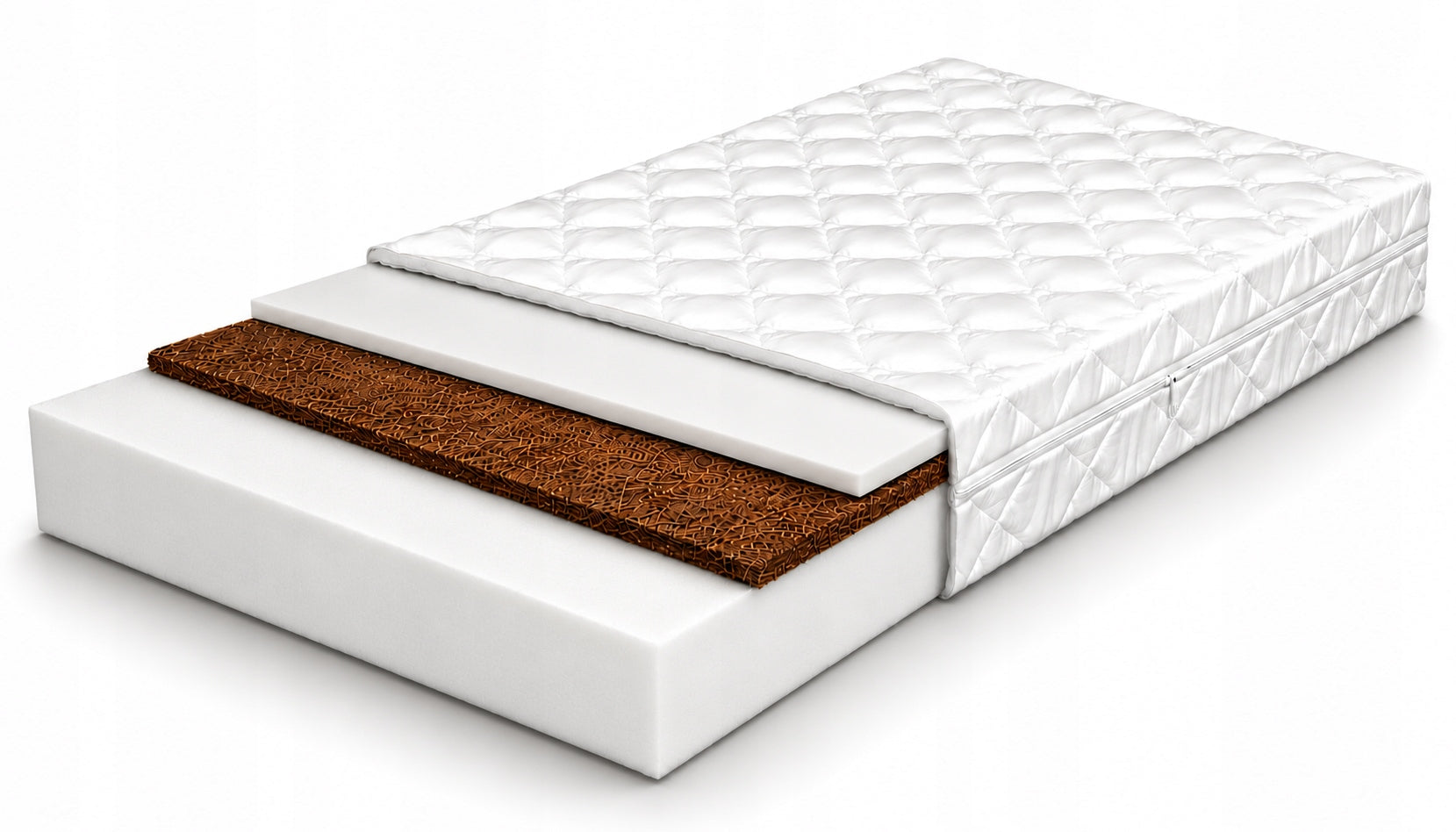 Mattress 120x60x 8 Children's Coconut Foam Double Sided OEKO-TEX Anti-allergic