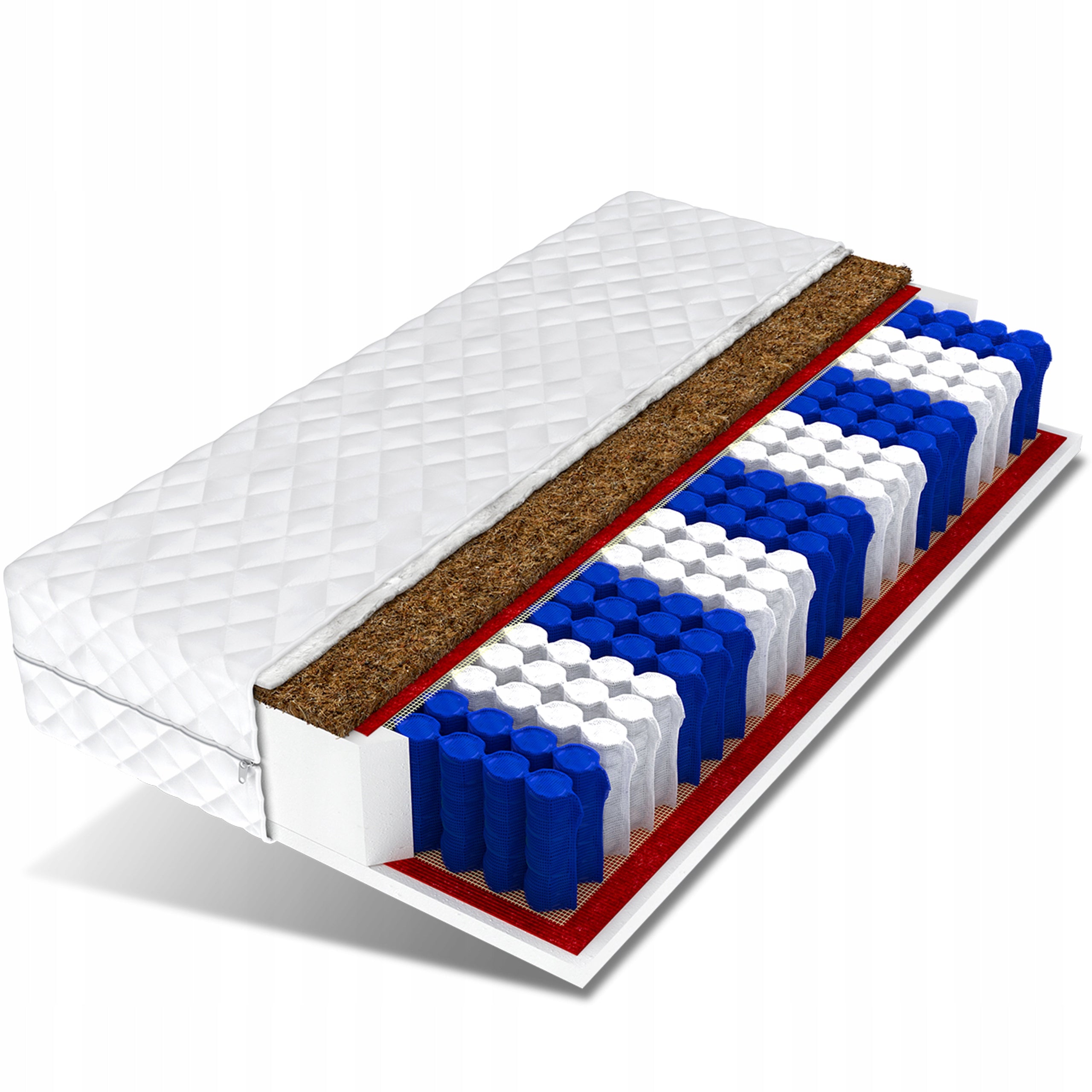 Mattress 160x70 coconut pocket 7 zones 14 cm MILO