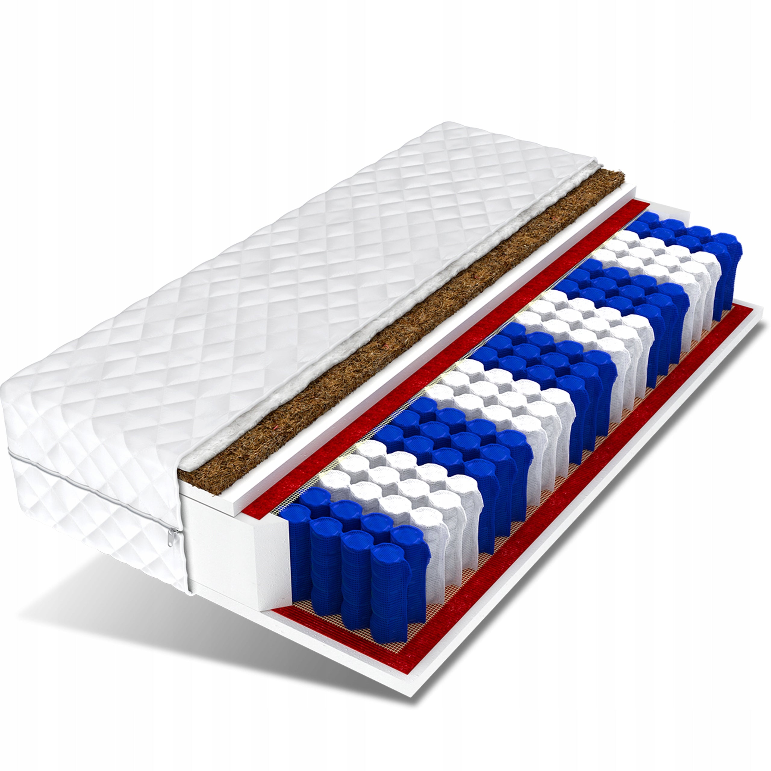 Mattress 160x70 coconut pocket 7 zones 15cm MARS