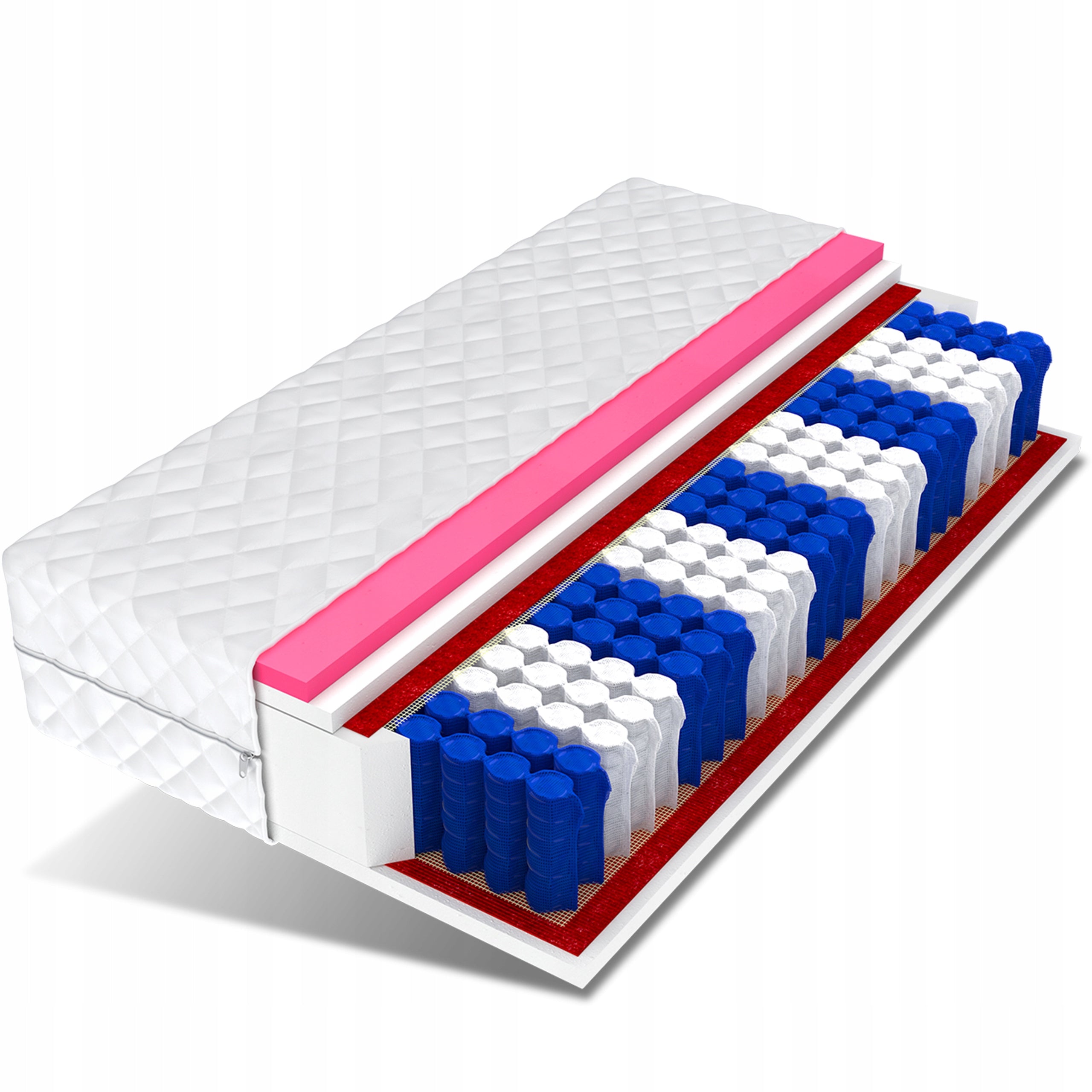 Mattress 160x80 visco memory pocket 7 zones SOLARIS