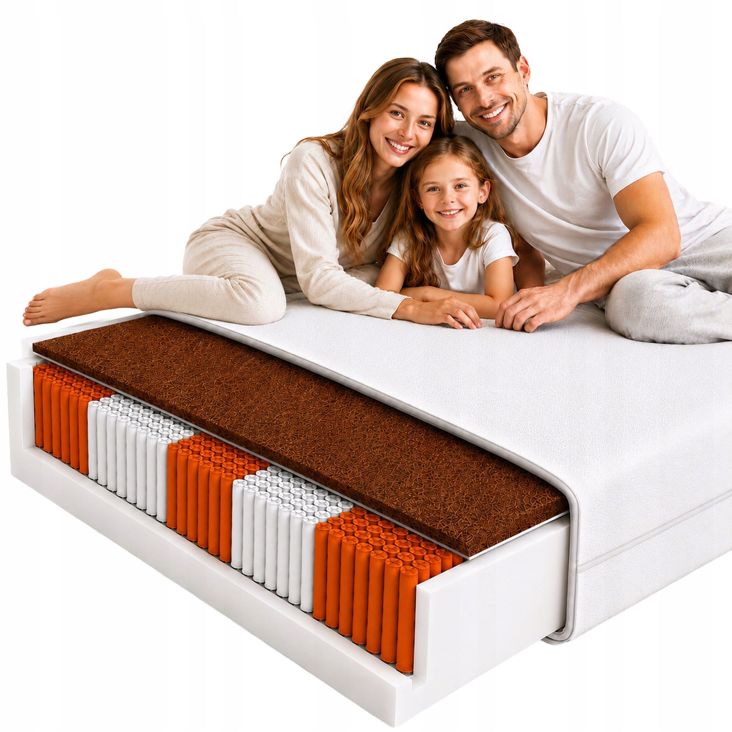 Mattress 80x180 with coconut Multipocket hypoallergenic Polish with pockets 20