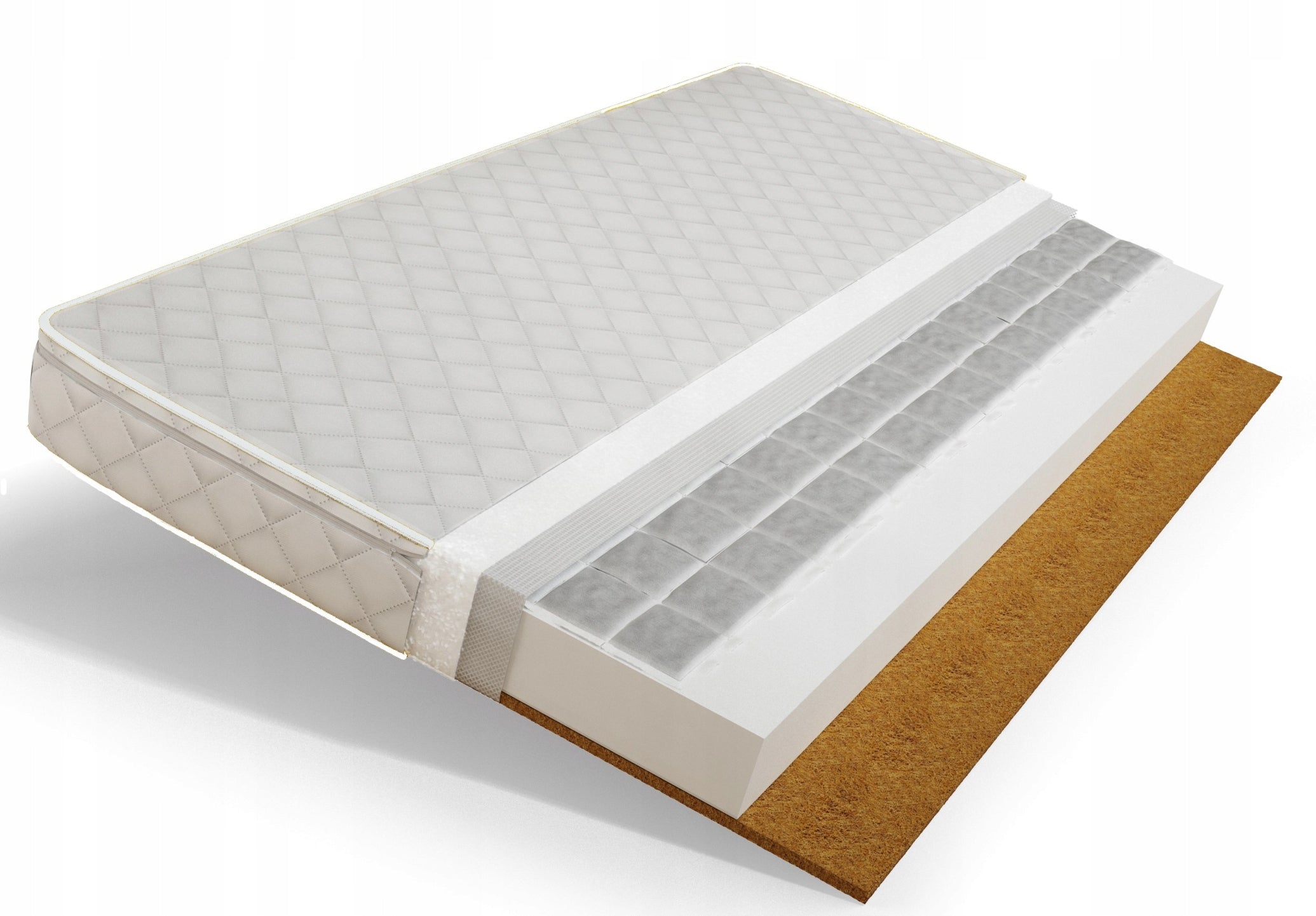 Mattress 90x200 Buckwheat Coconut Foam 10 cm Anti-allergic , CERTIFIED