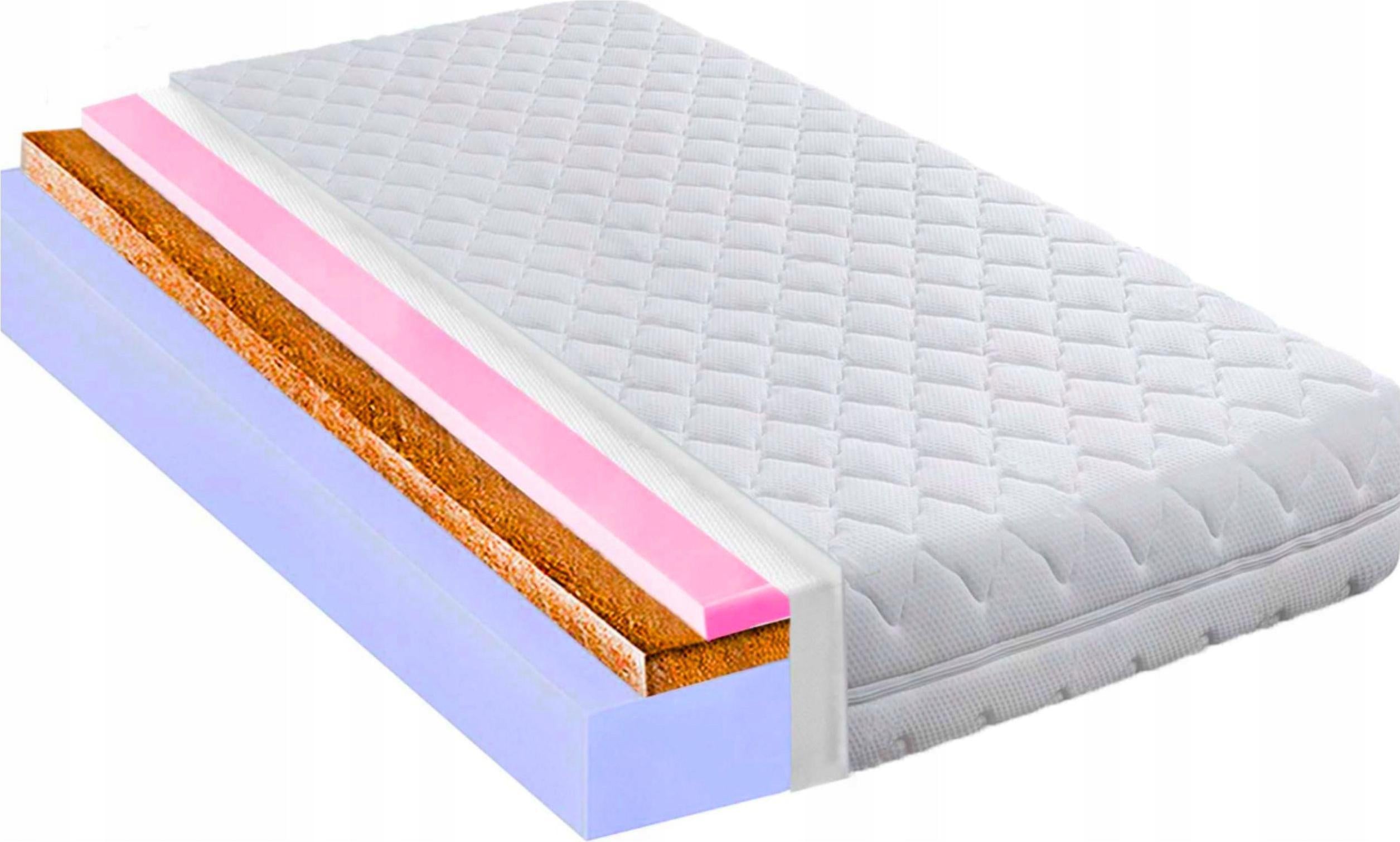 Mattress 90x200 foam HR coconut hypoallergenic H4 H5 hardened 20cm
